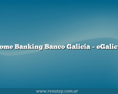 Home Banking Banco Galicia – eGalicia