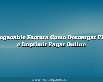 Megacable Factura Como Descargar PDF e Imprimir  Pagar Online