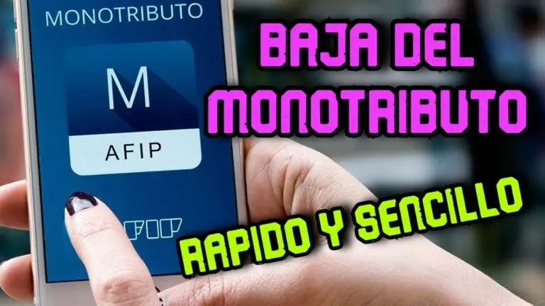 Como Me Doy De Baja En El Monotributo De La AFIP Facilmente