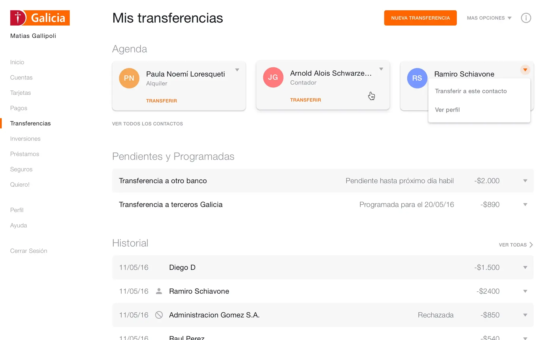 COMO HACER UN DEPOSITO EN UNA CUENTA DEL BANCO GALICIA PASO A PASO