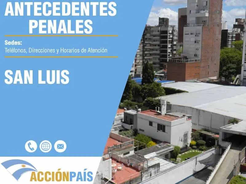 Como Obtener El Certificado De Antecedentes Penales En San Luis