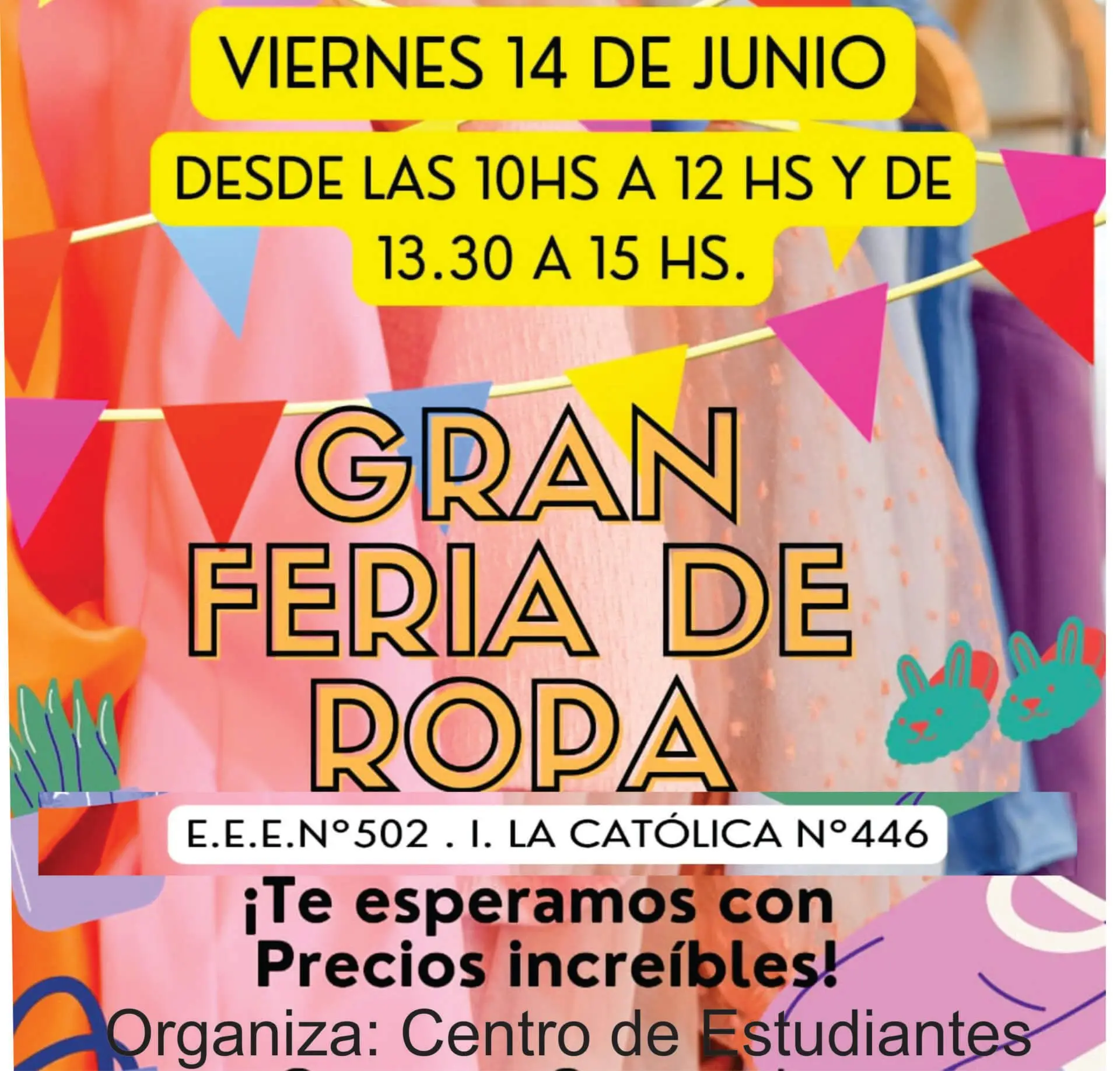 DONDE ENCONTRAR CARTELES DE FERIA DE ROPA PARA TU EVENTO