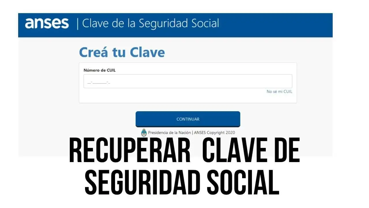 COMO INGRESAR A MI ANSES CON CLAVE DE SEGURIDAD SOCIAL FACILMENTE