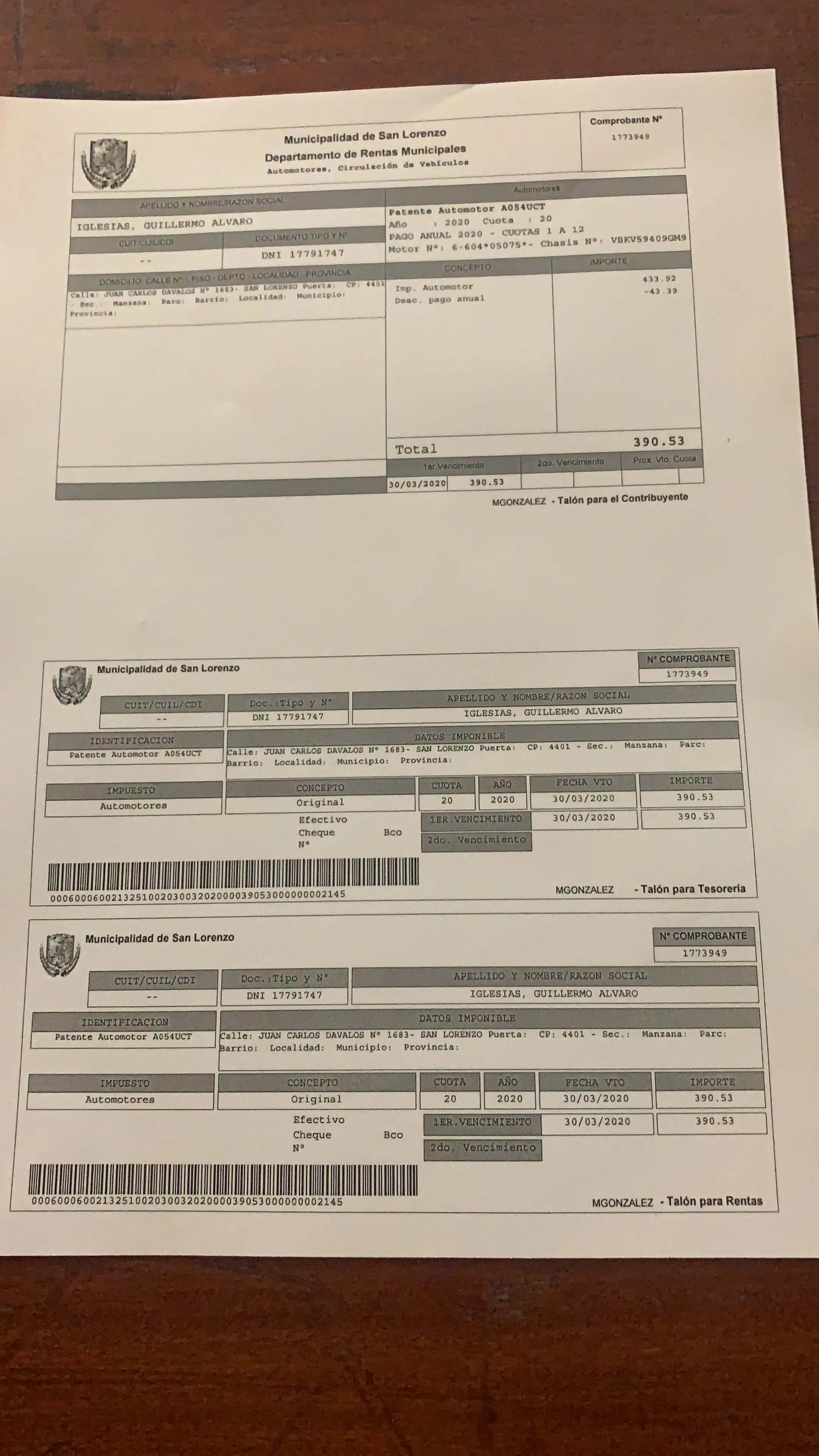 Como Consultar El Registro Automotor En CABA Por Patente